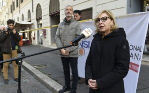 Giornalisti in piazza a Roma contro il ddl diffamazione